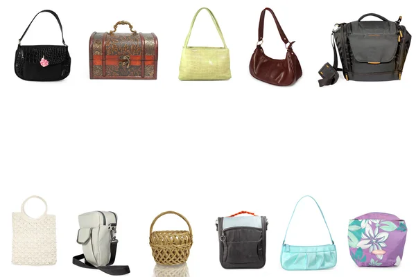 Collection of different bags — Stock Photo, Image