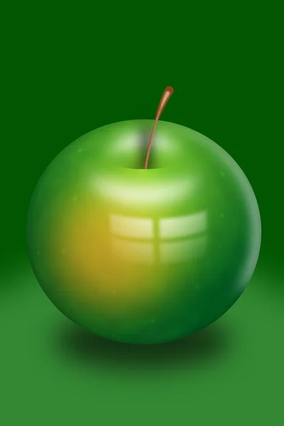 Illustrazione di una mela — Foto Stock