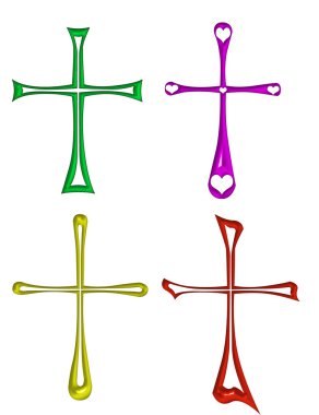 Illustration of the cross clipart