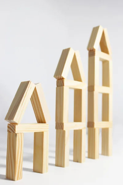 Casas de madera —  Fotos de Stock