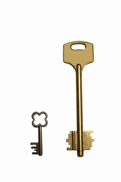 Dwa różny klucz — Zdjęcie stockowe
