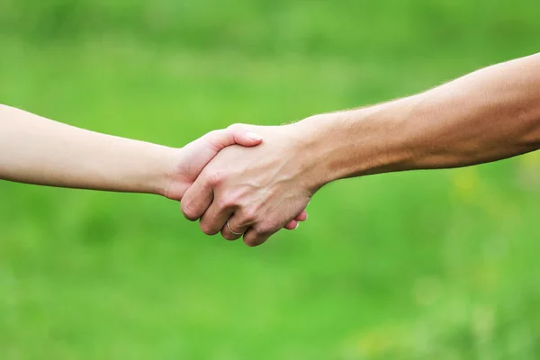 Stock image Two arms of lovers