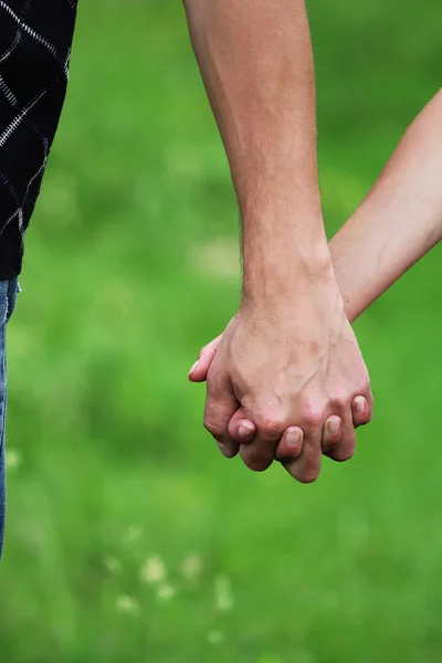 Dois braços de amantes — Fotografia de Stock