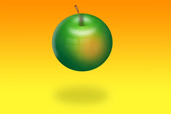 Иллюстрация яблока — стоковое фото
