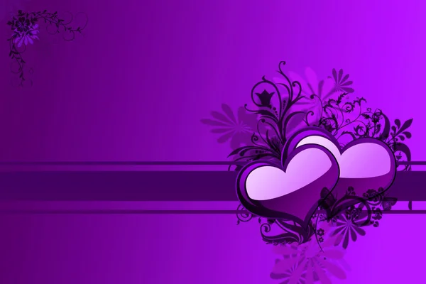 Illustration background with heart — Stock Photo, Image