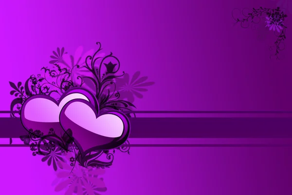 Illustration background with heart — Stock Photo, Image