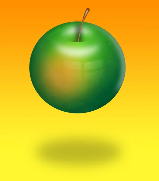 Ilustracja jabłko — Zdjęcie stockowe