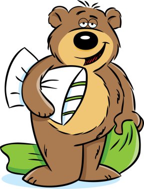 Sleepy Bear clipart