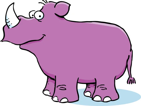 Šťastný nosorožce — Stockový vektor