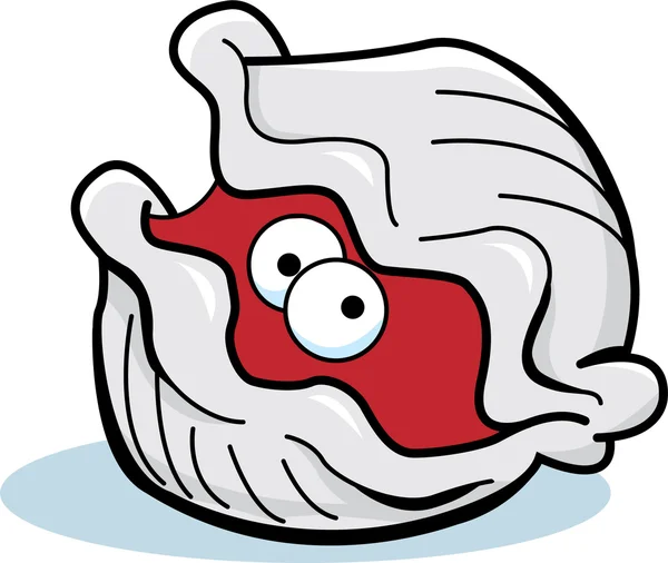 Open Clam Shell Cartoon - Learn how to draw an opened clam with a pearl