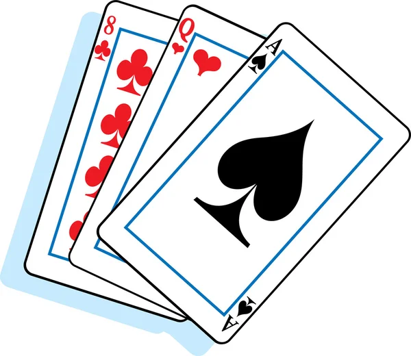 Playing Cards — Stock Vector