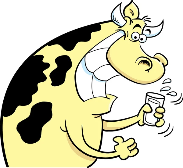 Улыбающаяся корова — стоковый вектор