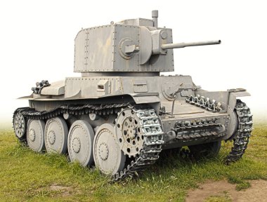 Eski Alman tankı Pzkpfw 38 (t)