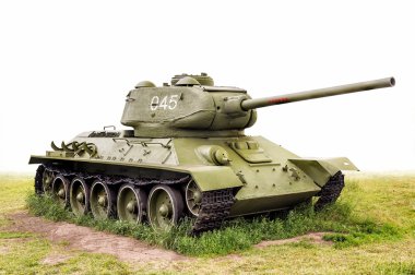 Legendary T-34 (85) Tank USSR clipart