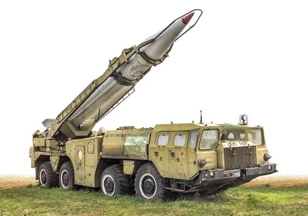 Старая советская ракетная установка — стоковое фото