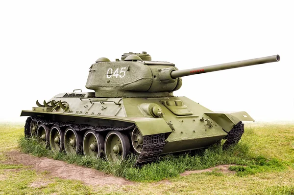 Танк СРСР легендарний T-34 (85) Ліцензійні Стокові Зображення