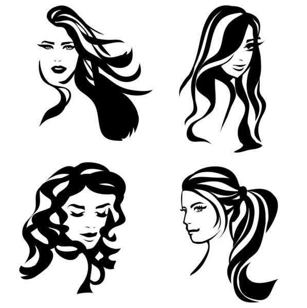 Hair woman Stock Vectors, Royalty Free Hair woman Illustrations ...