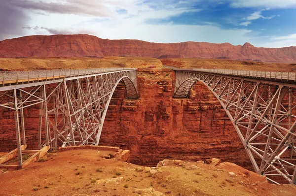 Ponte Navajo Mármore Canyon — Fotografia de Stock