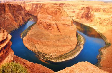 Horseshoe Bend Landscape clipart