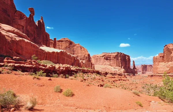 Landscape in Arches Canyon — Stock Photo, Image