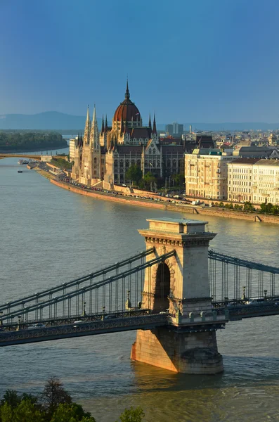 Skyline van Boedapest — Stockfoto