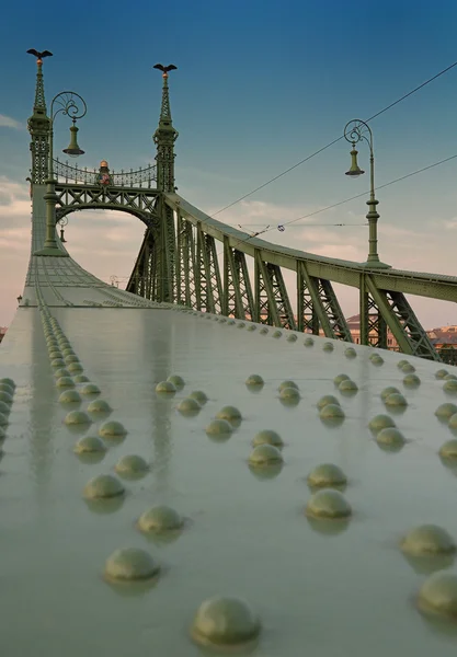 Most wolności w Budapeszcie — Zdjęcie stockowe