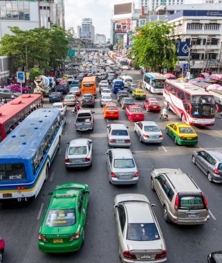 trafik sıkışıklığı Bangkok