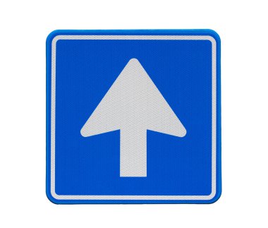 One-way traffic clipart