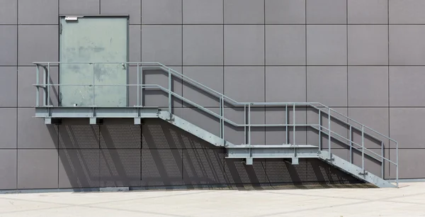 Fire Stairwell on the side of a building — Stock Photo, Image