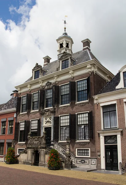 Голландское историческое здание в стиле рококо — стоковое фото