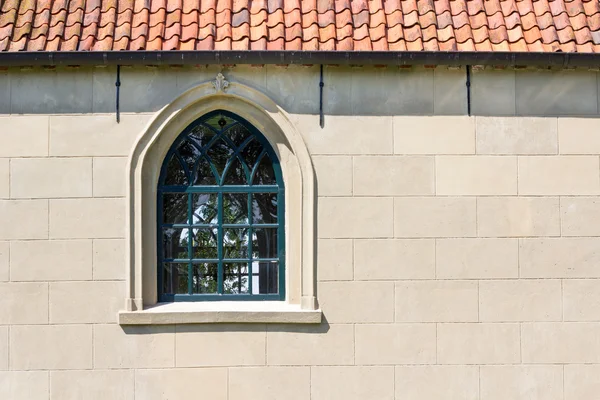 stock image Church wall with a window