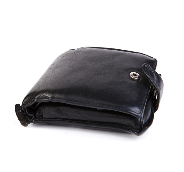 Gamla läder plånbok — Stockfoto