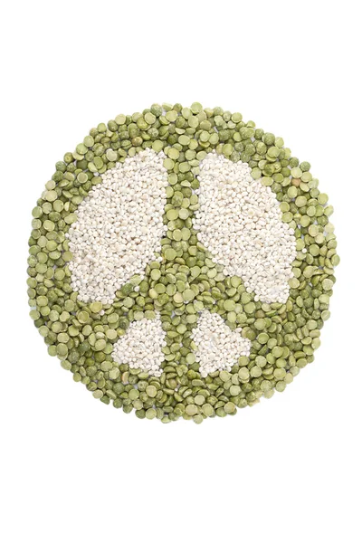豆の形成が平和の象徴 — ストック写真