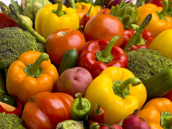 Piękne kolorowe warzywa — Zdjęcie stockowe