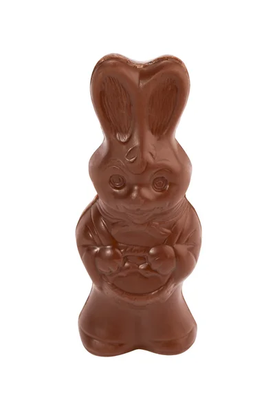 Bunny vorm chocolade — Stockfoto