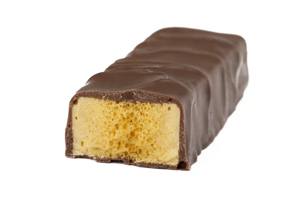 Chocolade bar met karamel toffee — Stockfoto