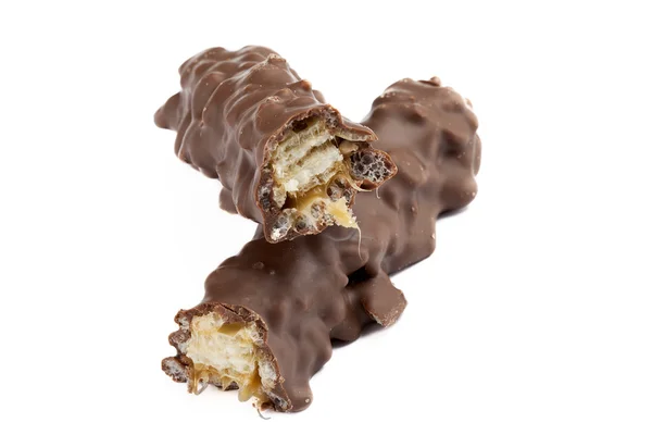 ライス crispies とチョコレート ・ バー — ストック写真