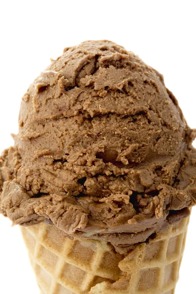 Primer plano imagen de helado de chocolate —  Fotos de Stock
