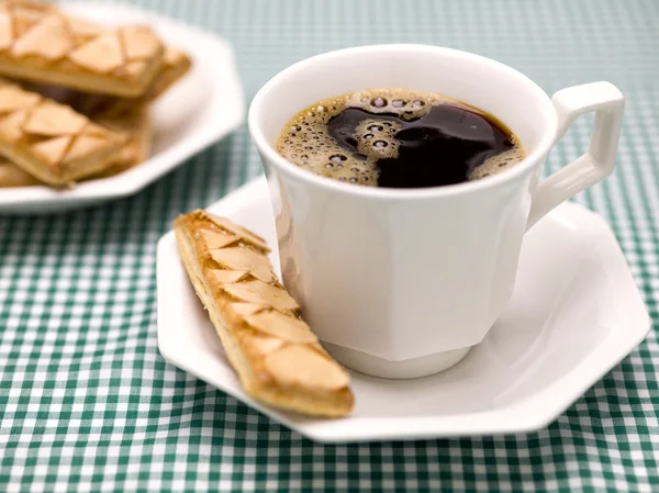 Caffè e biscotti — Foto Stock