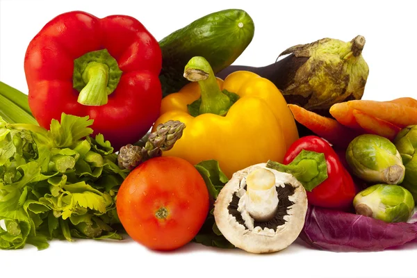 Muchas verduras y hortalizas — Foto de Stock