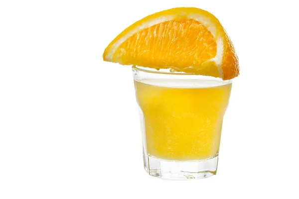 Bir bardak portakal suyu. — Stok fotoğraf