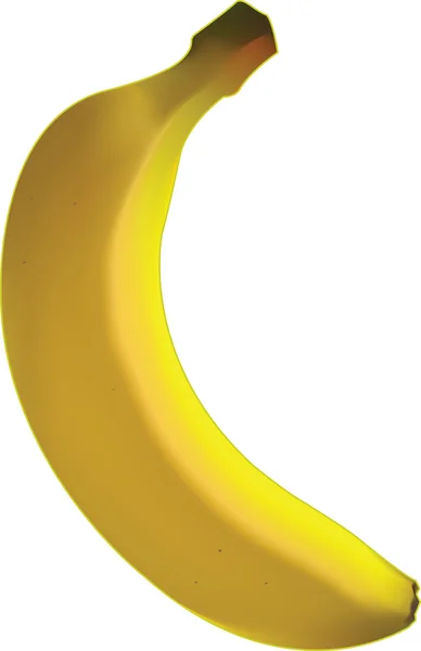 Illustration cartoon banana file on white background — Stock Photo, Image