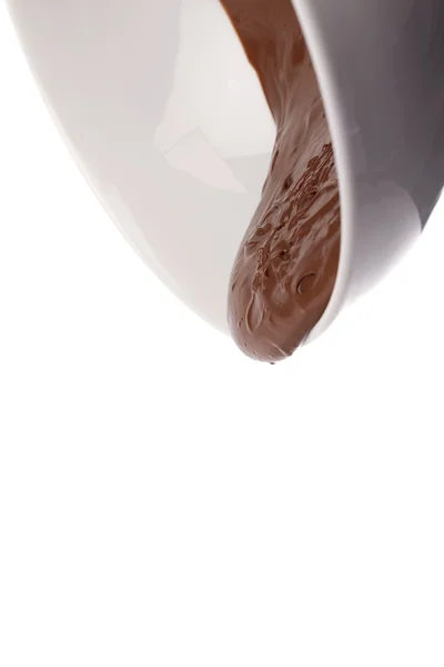 Tigela de chocolate derretido — Fotografia de Stock
