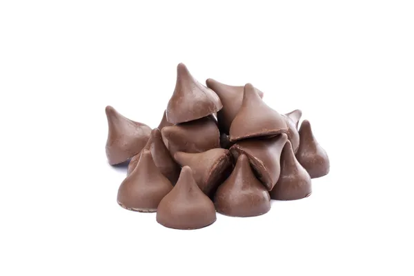 Csokoládé chips halom — Stock Fotó