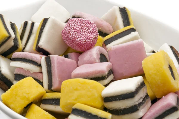 Licorice candy close up — Stock Photo, Image