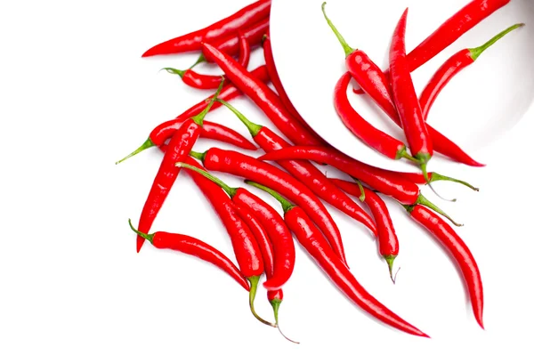 Scattered Chilli Peppers — Stock Photo, Image