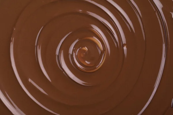 Wirbelnde Schokolade — Stockfoto