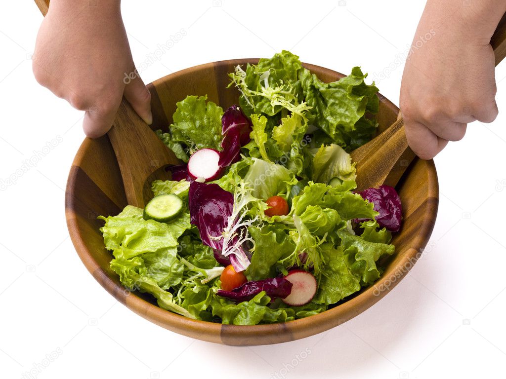 Tossed garden salad