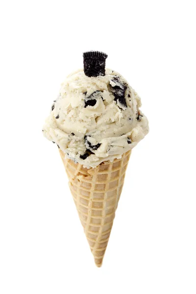 Galletas y helado de crema —  Fotos de Stock