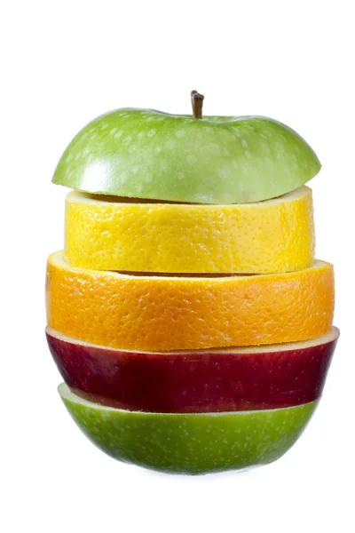 Diferentes fatias de frutas — Fotografia de Stock